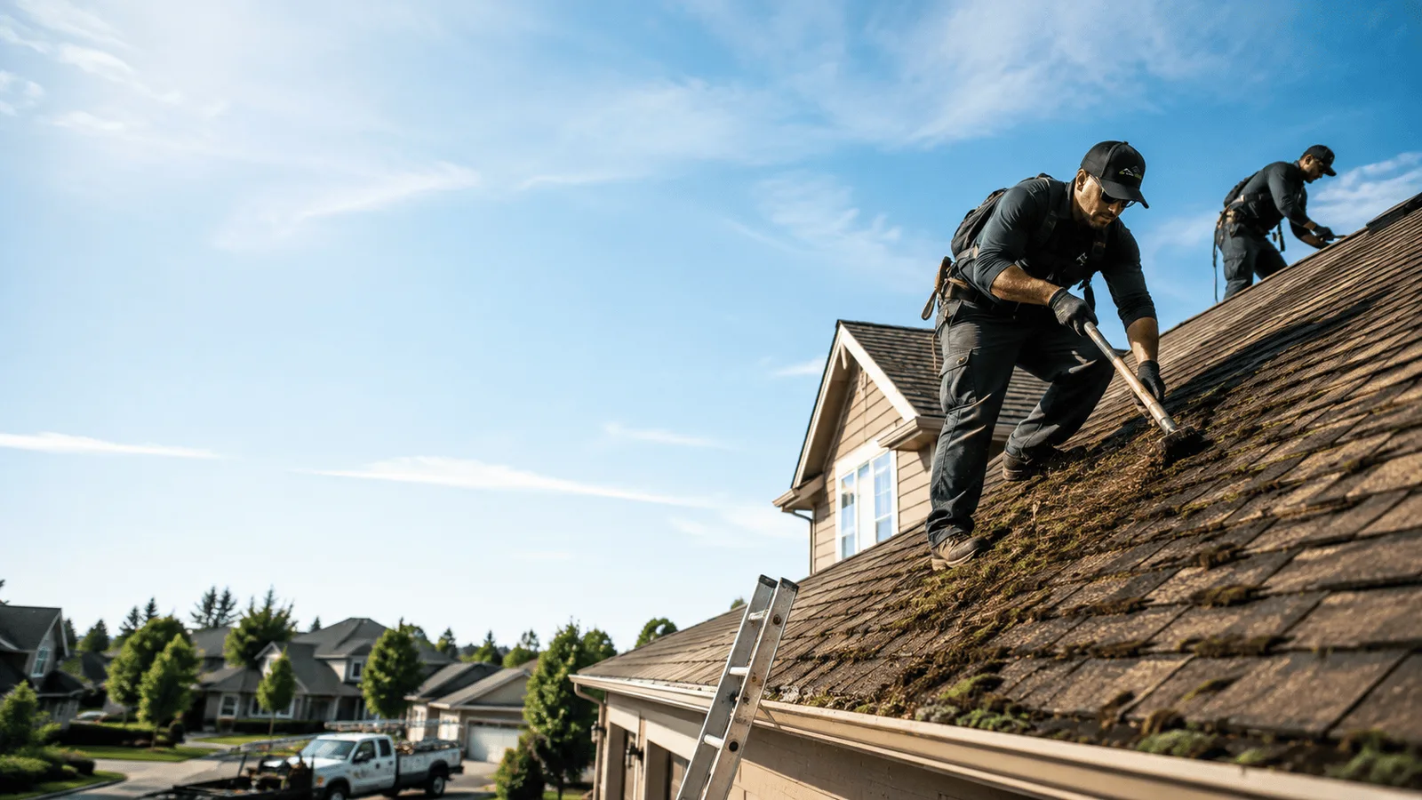 Roof Moss Removal in Grand View, WI near me